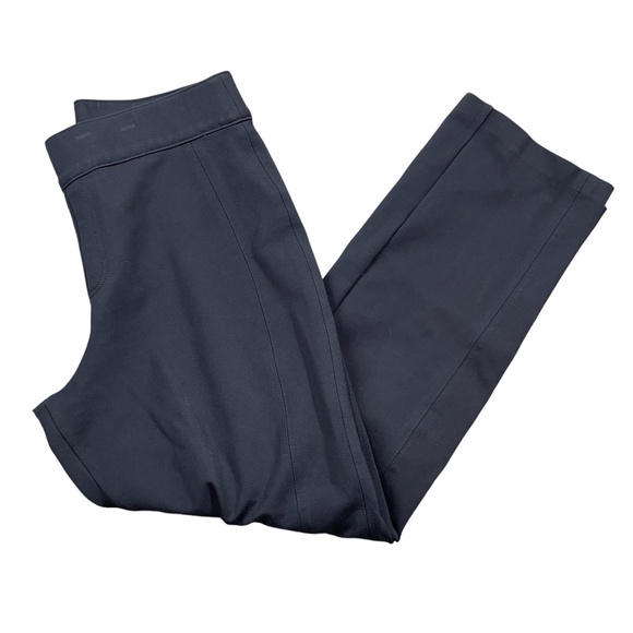SPANX Pants - SPANX Medium Navy Pull On Womens Pants Faux Rear Pockets Rayon Blend